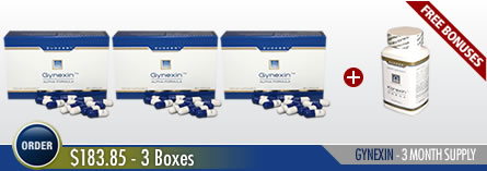 Order Gynexin Male Breast Reduction - 3 bottles